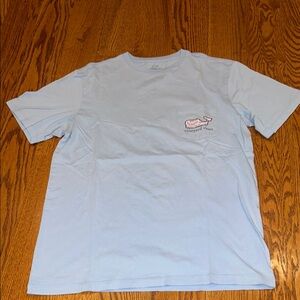 Vineyard Vines Blue Short Sleeve Tee Classic Cotton